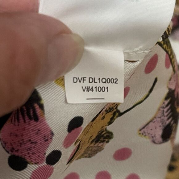 DIANE VON FURSTENBERG Prita Printed Silk-twill Mini Shirt Dress Size 12 DVF - Picture 10 of 14